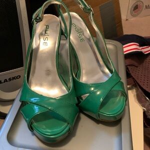 Green 2in heels